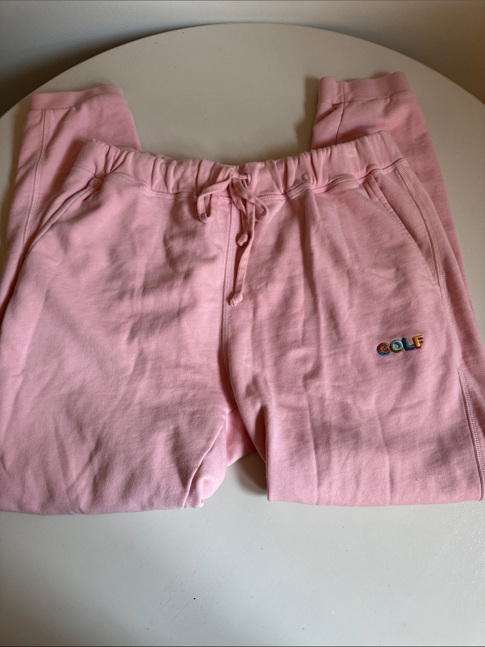 Golf Wang Pink Cotton Jogger Sweatpants